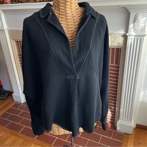 Free People black long sleeve tunic M